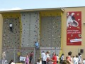 Gelungene Kletterwand