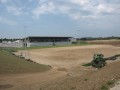 Hauptspielfeld vor Fertigstellung